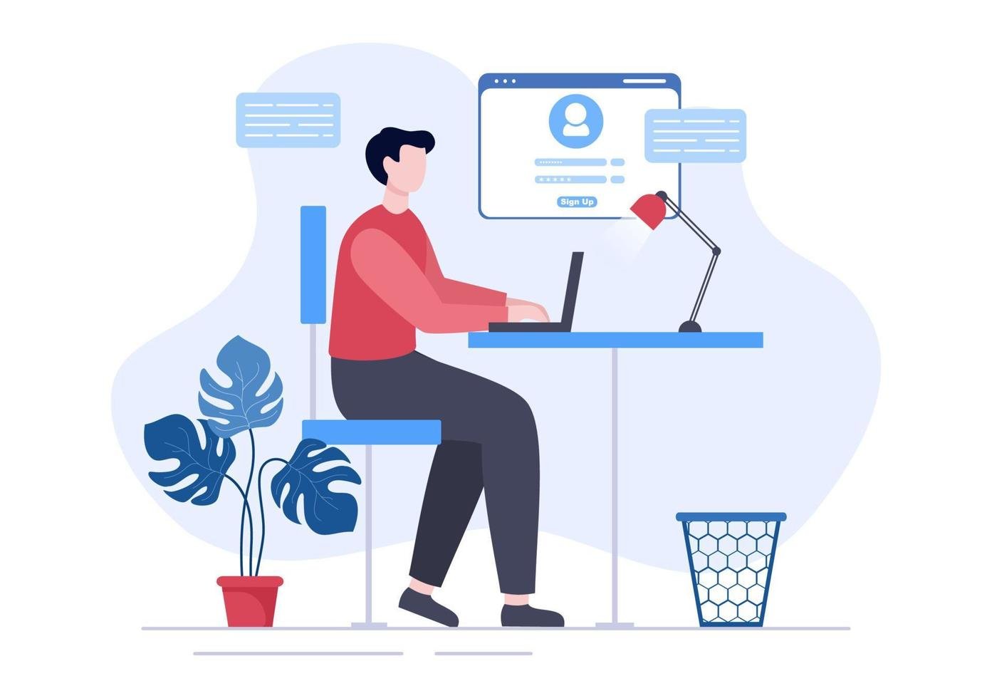 Signup Illustration